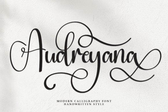Audreyana: A Sweet Handwritten Font with Heart