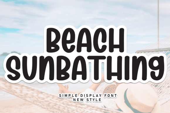 Beach Sunbathing: A Sweet Handwritten Font for Creative Design