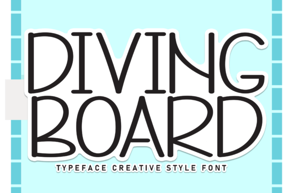 Diving Board: A Sweet Handwritten Font for Creative Projects