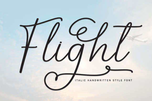 Flight: A Handwritten Font Full of Character