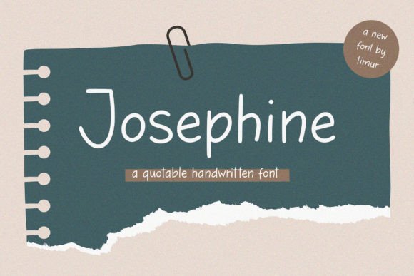 Josephine: The Sweet Handwritten Font for Creative Designs