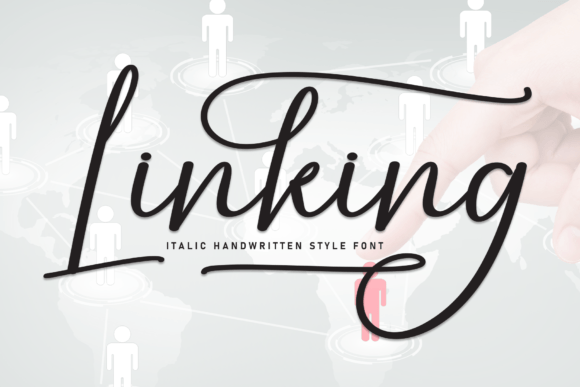 Linking: A Handwritten Font That Feels Like Home
