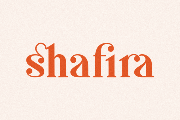 Shafira: A Modern Serif Font with Unforgettable Ligatures